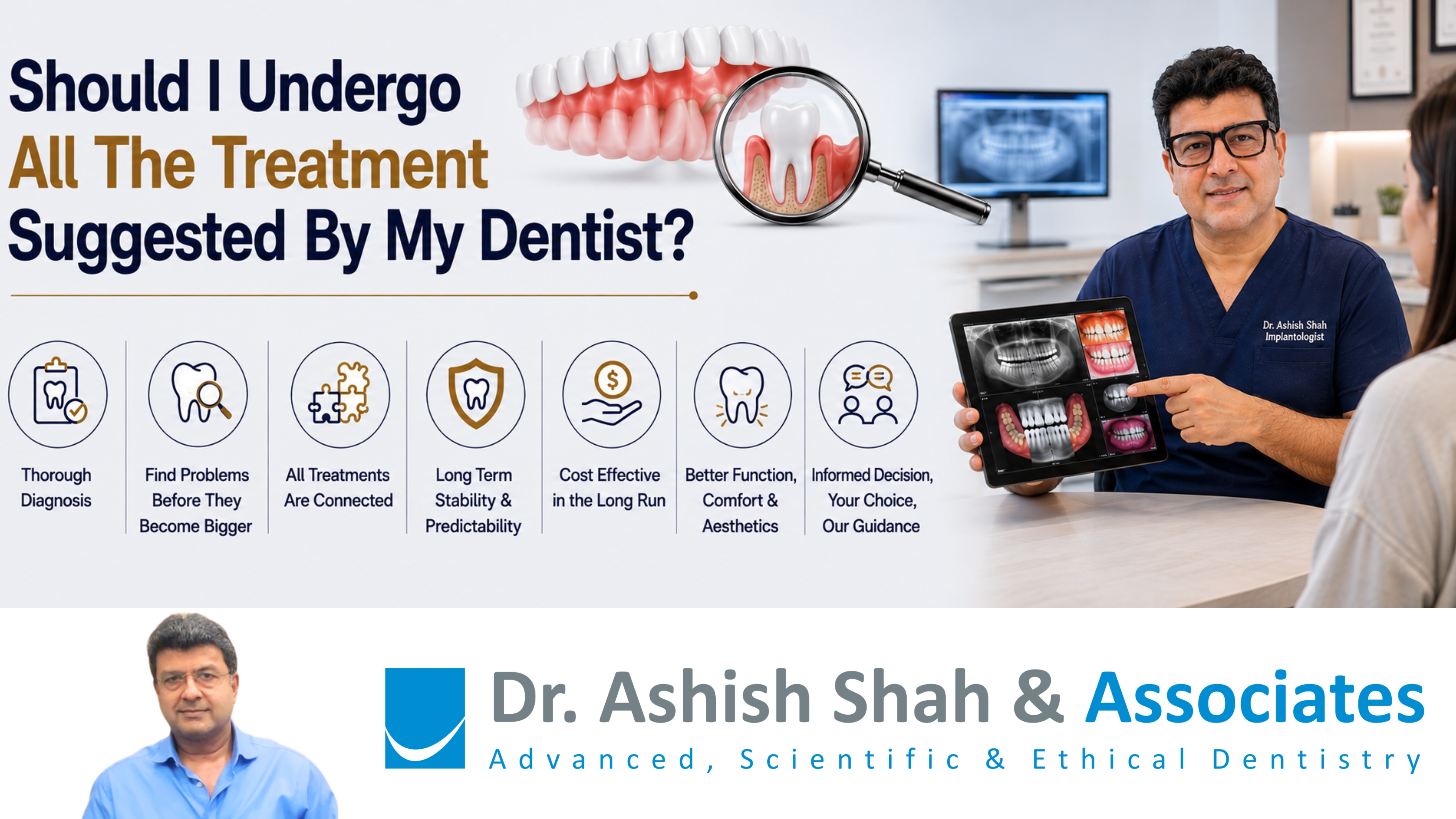 Should I Undergo All The Treatment Suggested By My Dentist?